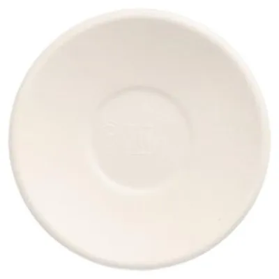 Produktbild von 50 Teller Zuckerrohr "pure" rund Ø 9 cm · 1,3 cm weiss "Cella"