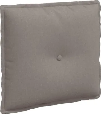Image de vidaXL Coussin de dossier Taupe 50 x 19 x 45 cm Tissu
