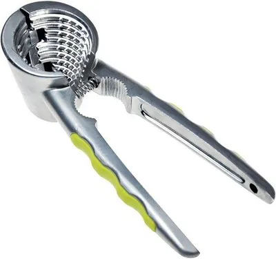 Produktbild von Ibenzoa® Profi-Nussknacker aus Aluminium mit rutschfestem Silikongriff – für Walnüsse, Mandeln, Haselnüsse & Pistazien
