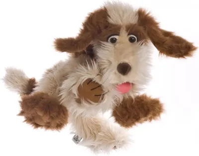 Zdjęcie produktu dla Living Puppets zabawka ręczna pies Tillmann, brązowo-biały