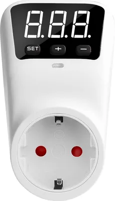 Obrázek produktu pro HLP02 Digitální automatický napěťový chránič zásuvky 230V 16A LCD displej Přepěťová ochrana zásuvky Nadproudové relé Napěťový chránič zásuvky