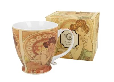 Produktbild von Tasse "Topaz von Alphonse Mucha", ca. 450 ml