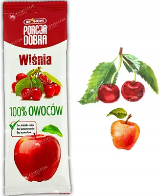 Produktbild von PORZION GUTER SNACK Blatt APFEL KIRSCH 16G