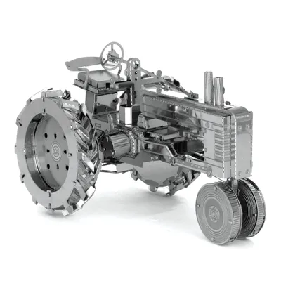 Produktbild von Metal Earth Fascinations, Farm Tractor 3D Metall Puzzle, Konstruktionsspielzeug, Lasergeschnittenes Modell