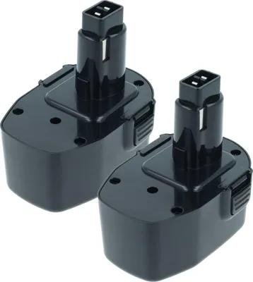 Produktbild von vhbw 2x Akku Ersatz für Dewalt DE9038, DC9091, DE9092, DE9091, DE9502, DE9094, DW9094, W9091 für Werkzeug (1500 mAh, NiMH, 14,4 V)