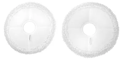 Image de Coussinets de nettoyage doux Bissell 1638727, compatibles avec les modèles 3885N, 3893N, 3898N SpinWave + Vac