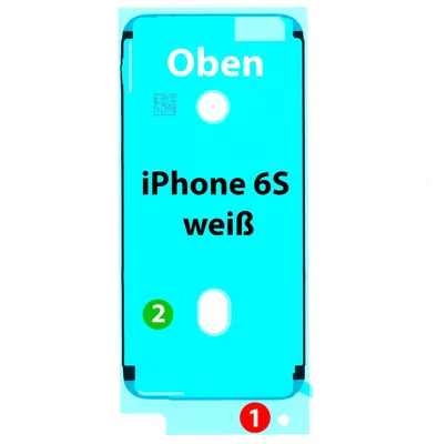 Produktbild von Apple iPhone 6S Kleber Display, weiß