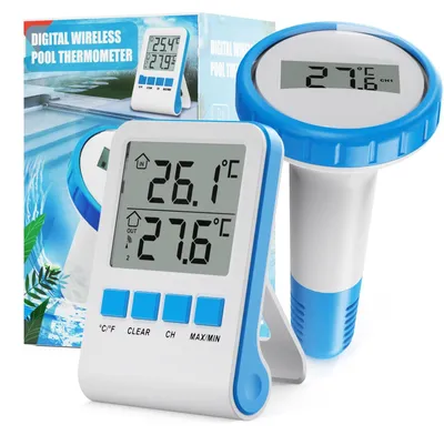 Produktbild von Solidchoice – Wasserdichte Schwimmbadthermometer für verschiedene Anwendungen