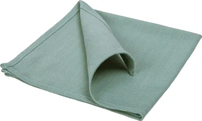Produktbild von QUVIO Serviette - Servietten - Serviette aus Baumwolle - Stoffserviette - Serviettenstoff - Grüne Servietten - Serviette Grün - Serviette 40x40cm - Baumwolle - 40x40cm - Grün