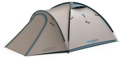 Obrázok produktu pre Husky Bizon 4 Classic – klasický stan – pre 4 osoby – svetlosivý