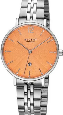 Zdjęcie produktu dla Zegarek damski Regent metalowa bransoleta metalowy zegarek analogowy srebrny URF1496