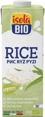 Obrázok produktu pre IsolaRice Original Drink, ryžový nápoj, 1000 ml, Taliansko, 57 kcal, 241 kJ, 1 g