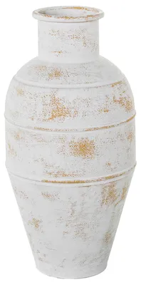 Produktbild von Bodenvase aus Keramik, weiß, 24 x 24 x 48 cm