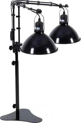 Immagine prodotto di Repti-Zoo Lampada da terra MAXI + MINI 2 - lampada treppiede Repti-Zoo