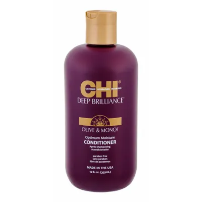 Zdjęcie produktu dla CHI Deep Brilliance Olive & Monoi Optimum Moisture Conditioner odżywka dla nawilżenia włosów 355 ml