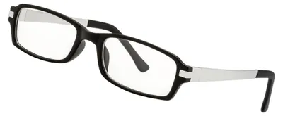 Produktbild von LEXXOO Hochwertige Lesebrille Schwarz-Weiss, +1,0 dpt, Klassisch – 1 Stück Schwarz-weiss Rechteckig, Größe +1,00 Dioptrien