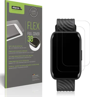 Produktbild von 2x Full Cover Schutzfolie matt für Motorola Moto Watch 40 Panzerfolie Anti-Shock