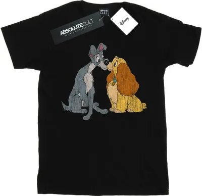 Produktbild von Disney - "Lady And The Tramp" T-Shirt für Herren BI19978 (M) (Schwarz)