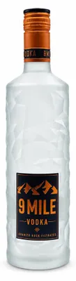 Produktbild von 9 MILE Vodka 1 x 0,5 l – 37,5 % Vol. mit LED-Beleuchtung – ideal für Cocktails, Longdrinks oder den puren Genuss
