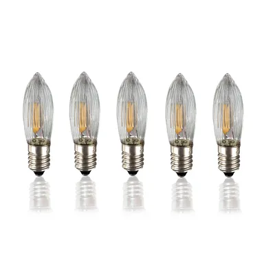 Produktbild von LED-Filament-Riffelkerzen 8V 3er Bl. innen