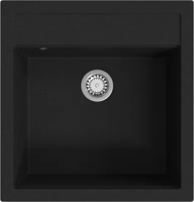 Obrázek produktu pro vidaXL Granitový dřez Single Bowl Black