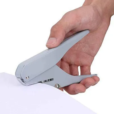 Immagine prodotto di Lochstanzer Lochstanzer a fungo con 6 fori, con maniglia. Colore: grigio