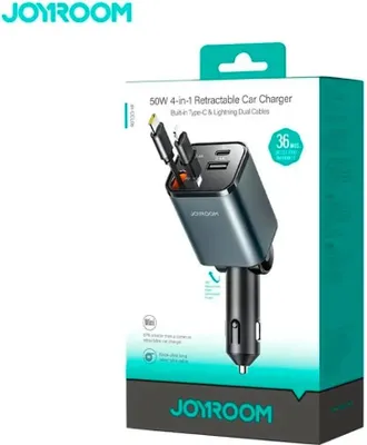 Produktbild von JOYROOM CCLO5, Auto, Zigarettenanzünder, 0,8 m, Schwarz