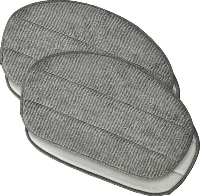 Produktbild von vhbw 4x Wischbezug kompatibel mit Leifheit CleanTenso Dampfreiniger - Mikrofaser Grau