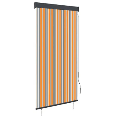 Produktbild von Maison Exclusive - Außenrollo 100 x 250 cm Gelb und Blau