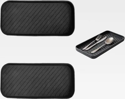 Produktbild von Schwammhalter SpüLbecken Aufbewahrung Aus Silikon,SpüLbecken Organizer Aufbewahrung FüR Trockenmatten SpüLmittel Organizer,SpüLe Organizer Geeignet FüR SchwäMme,SpüLmittel,BüRsten Usw.(2 Schwarze)