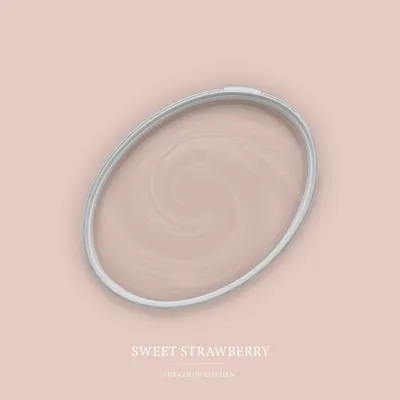 Obrázok produktu pre Farba na steny Béžová matná | The Color Kitchen Sweet Strawberry | Exkluzívna interiérová disperzná farba Vysoká krycia schopnosť | 2,5 litra