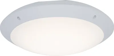 Produktbild von LED Außen Wand- und Deckenlampe, Ø 31 cm, 12 W, 1400 lm, IP66, weiß