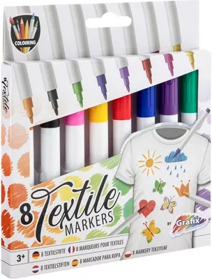 Produktbild von Textilmarker 8 Stück