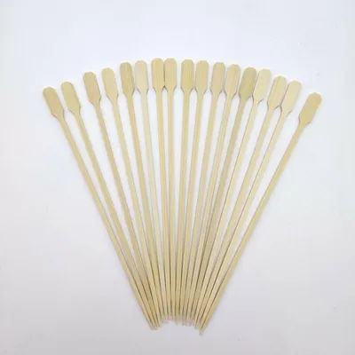 Obrázek produktu pro Bambusspieße (20,8 cm) – Ideal für Cocktailpartys, Grillsnacks, Obstspieße, Sandwiches und mehr. Aus natürlichem Bambus – hält die Zutaten zusammen (100er-Packung). 20,8 cm lange Bambusspieße aus Holz für Cocktails, Vorspeisen, Obst, Sandwiches und Grillgerichte (100er-Packung). 20,8 cm lange Bambusspieße (100er-Packung) – Cocktailspieße – Bambusspieße für Lebensmittel – Spieße für Obstspieße, Sandwiches, Grillgerichte und Cocktails.