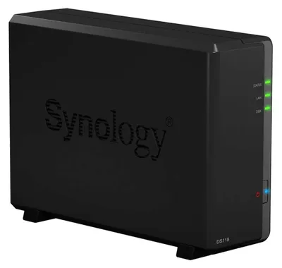 Produktbild von Synology DiskStation DS118, NAS, Kompakt, Realtek, RTD1296, 1 GB, DDR4