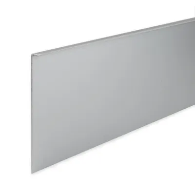 Produktbild von PROVISTON | Sockelleiste Aluminium | 100 x 11 x 2500 mm | Silber | Metallleiste