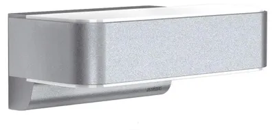 Zdjęcie produktu dla Steinel LED AUSSENLEUCHTE L 810 SC SI 087562 LED outdoor wall light (+ motion detector) w/o 9.8 W LED (monochrome) Silver