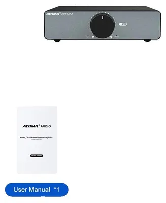 Produktbild von Audio-Leistungsverstärker, 300W Stereoausgang, 600W Monoausgang, Nur A07 MAX