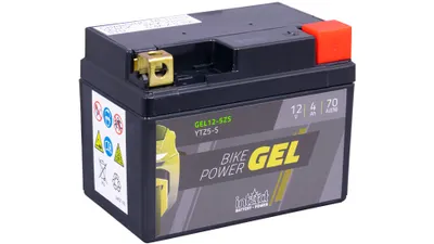 Obrázek produktu pro intAct Bike-Power baterie pro motocykly GEL CTZ5-S 12V 4Ah Gel12-5Z-S