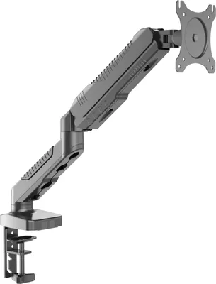 Obrázok produktu pre HFTEK HF12GMCB rameno na monitor pre 15-34" obrazovky - držiak na stôl s plynovou pružinou, výškovo nastaviteľný, nosnosť do 6,5 kg, kompatibilný so štandardom VESA