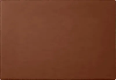 Produktbild von Schreibtischunterlage Leder Orange Braun cm 65x45 - Eckige Ecken - Handwerkliche Nähte - Hergestellt in Italien