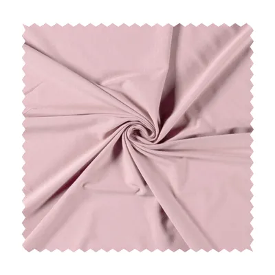 Produktbild von Baumwoll Jersey Stoff Meterware blassrosa, Jerseystoff dehnbar uni, Ab 50cm