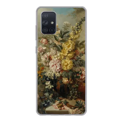 Produktbild von MuchoWow® Handyhülle Schutzhülle Hülle für Samsung Galaxy A51 Große Vase mit Blumen - Alte Meister - Malerei Silikon Softcase Handy Hülle - Schutzabdeckung