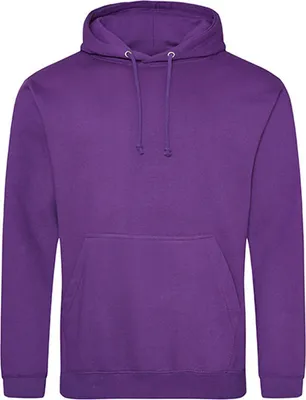 Immagine prodotto di Just Hoods JH001 | Felpa con cappuccio College / Felpa con cappuccio in molti colori - Colore: Viola - Taglia: S