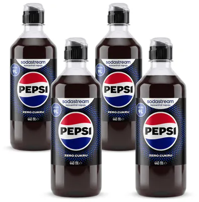 Image de 4x SodaStream Pepsi Max Sirop sans sucre 440ml