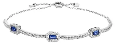 Produktbild von Modisches Silberarmband mit kubischem Zirkonia-Kreuz MK MKC1821040