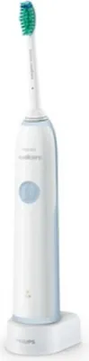 Produktbild von Philips Sonicare CleanCare Elektrische Schallzahnbürste, 1 Putzprogramm, 1 Bürstenkopf, Schallzahnbürste, Tägliche Pflege, Blau, Weiß, 31000 Bewegungen pro Minute, 2 min, Akku