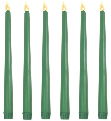 Produktbild von Kerzen 6 Stück - Batteriebetrieben - Fensterkerzen - Flammenlose Kerzen - Tischdekoration - Elegante Dekoration - LED-Kerze