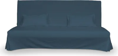 Produktbild von Dekoria Bezug für Beddinge Sofa, lang mit zwei Kissenhüllen, Dunkelblau, Bezug für Beddinge