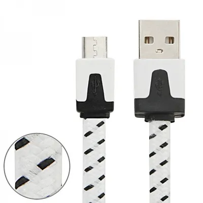 Immagine prodotto di cavo USB per dati e ricarica da 1 m, bianco, per tutti gli smartphone e i tablet Micro USB